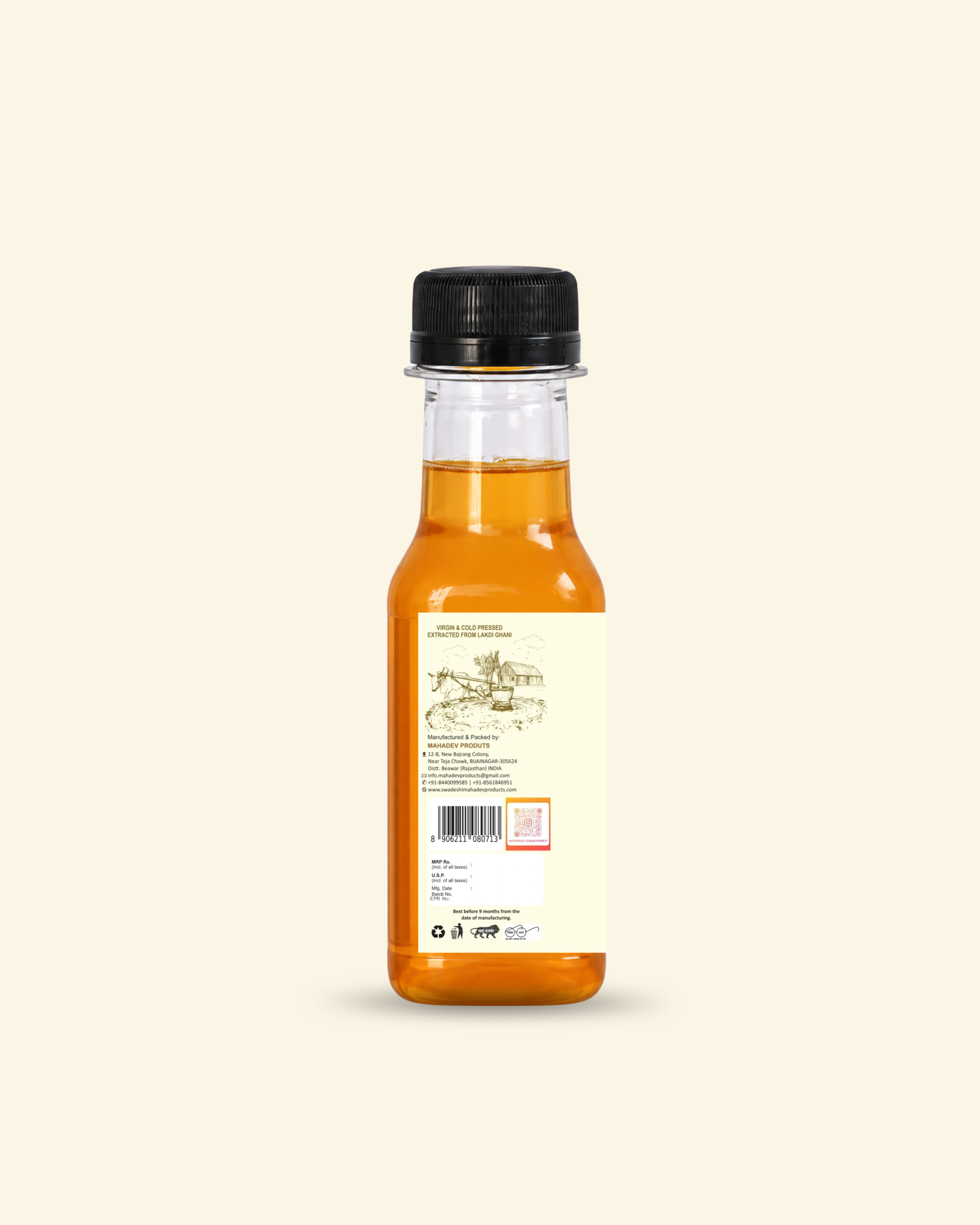 Black Sesame Cold Pressed oil 100 ml