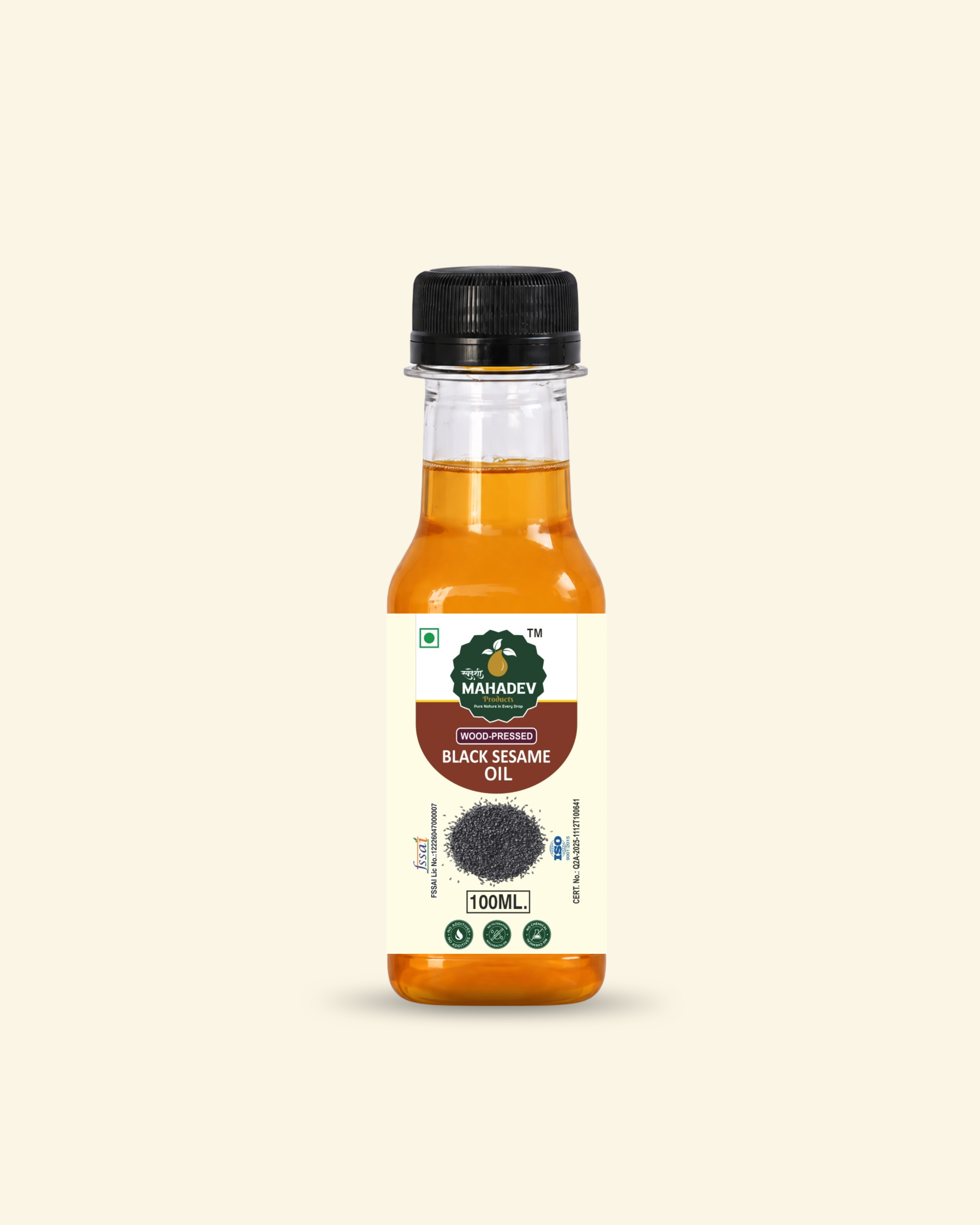 Black Sesame Cold Pressed oil 100 ml