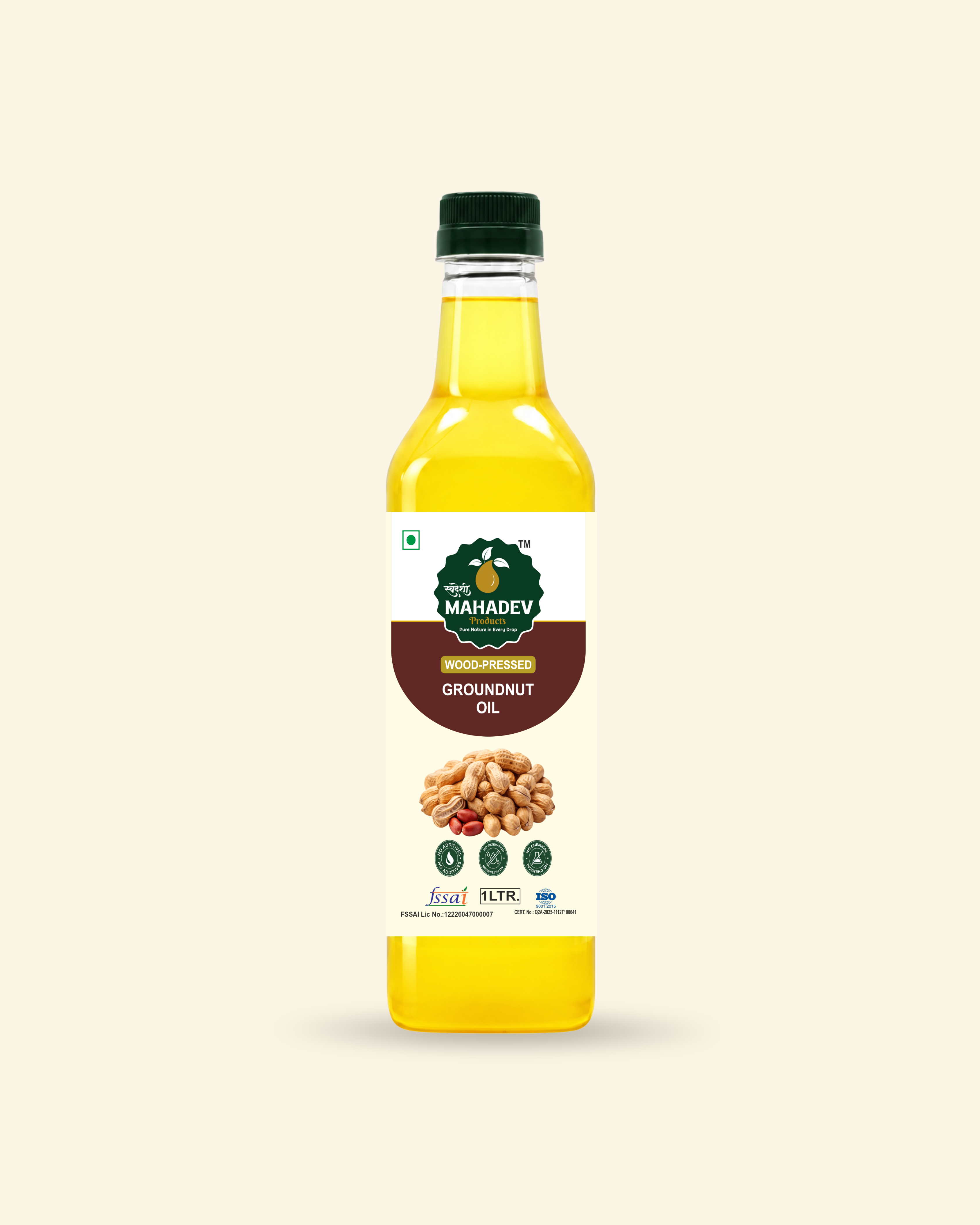 Wood Pressed Groundnut Oil-1L