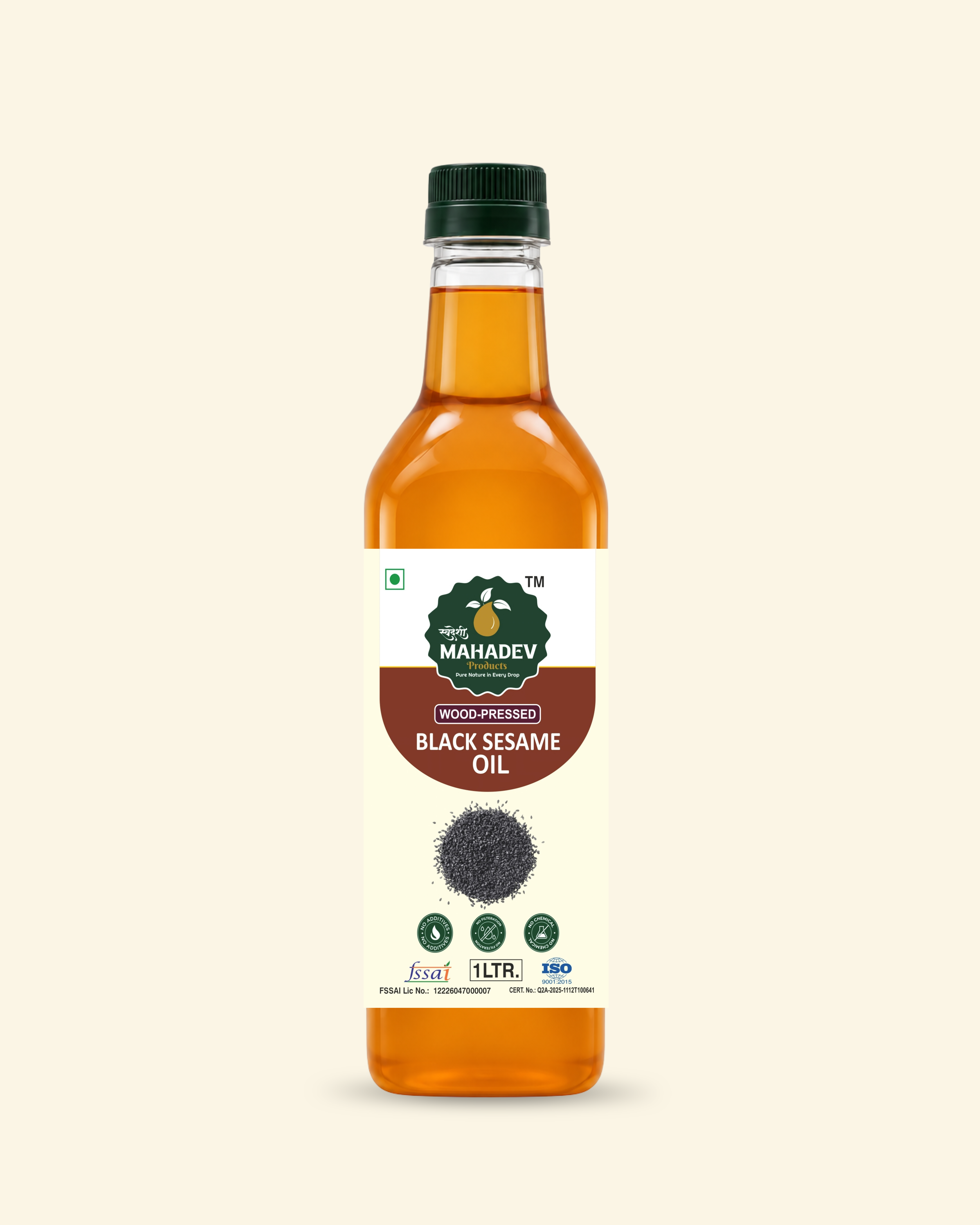 Black Sesame Cold Pressed oil 1l
