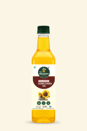 Sunflower wood pressed oil