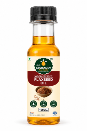 Wood-Pressed Flaxseed Oil – 100 ml