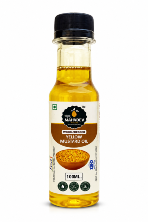 Wood-Pressed Yellow Mustard Oil – 100 ml