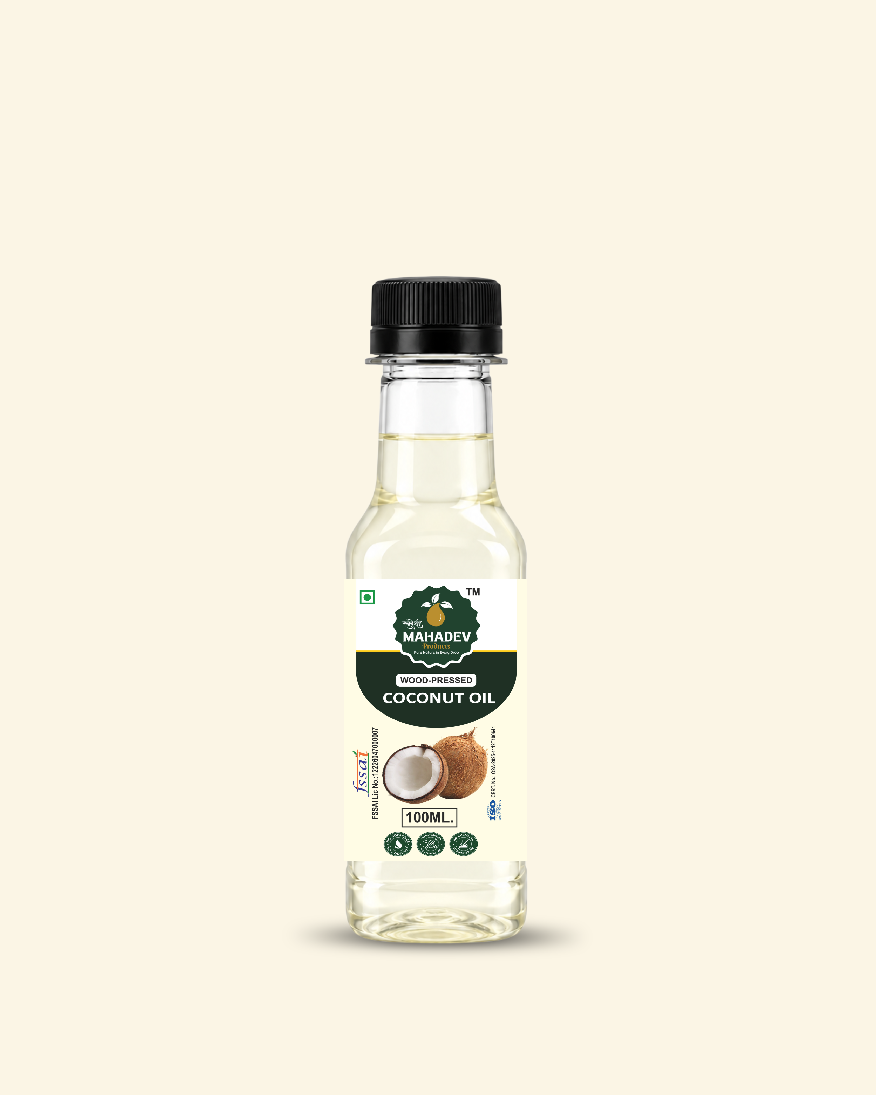 Wood Pressed Coconut Oil 100 ml