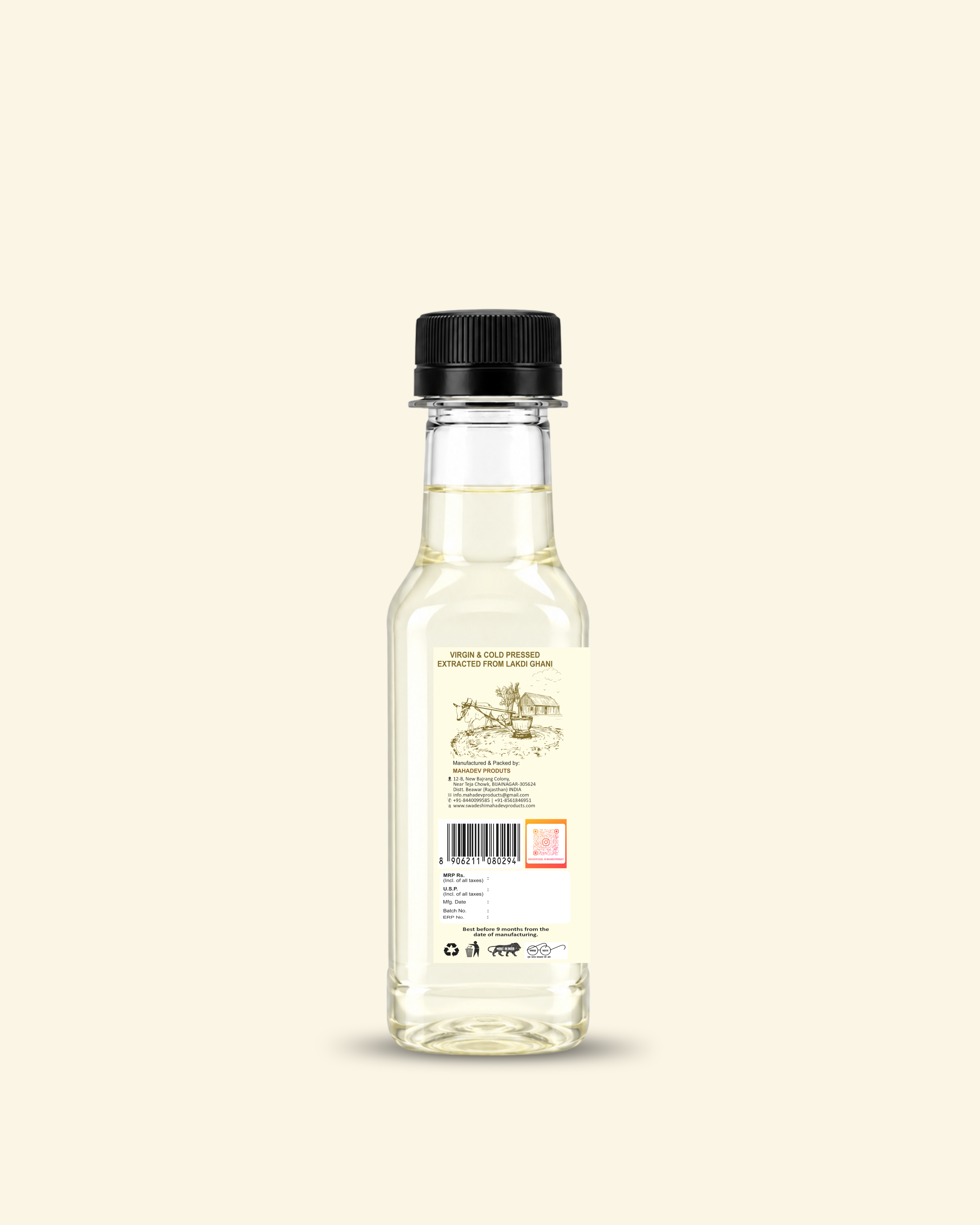 Wood Pressed Coconut Oil 100 ml