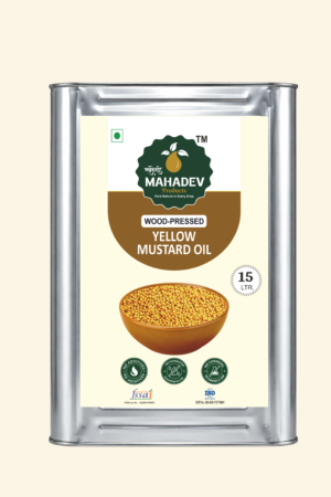 Wood Pressed Yellow mustard oil-15L