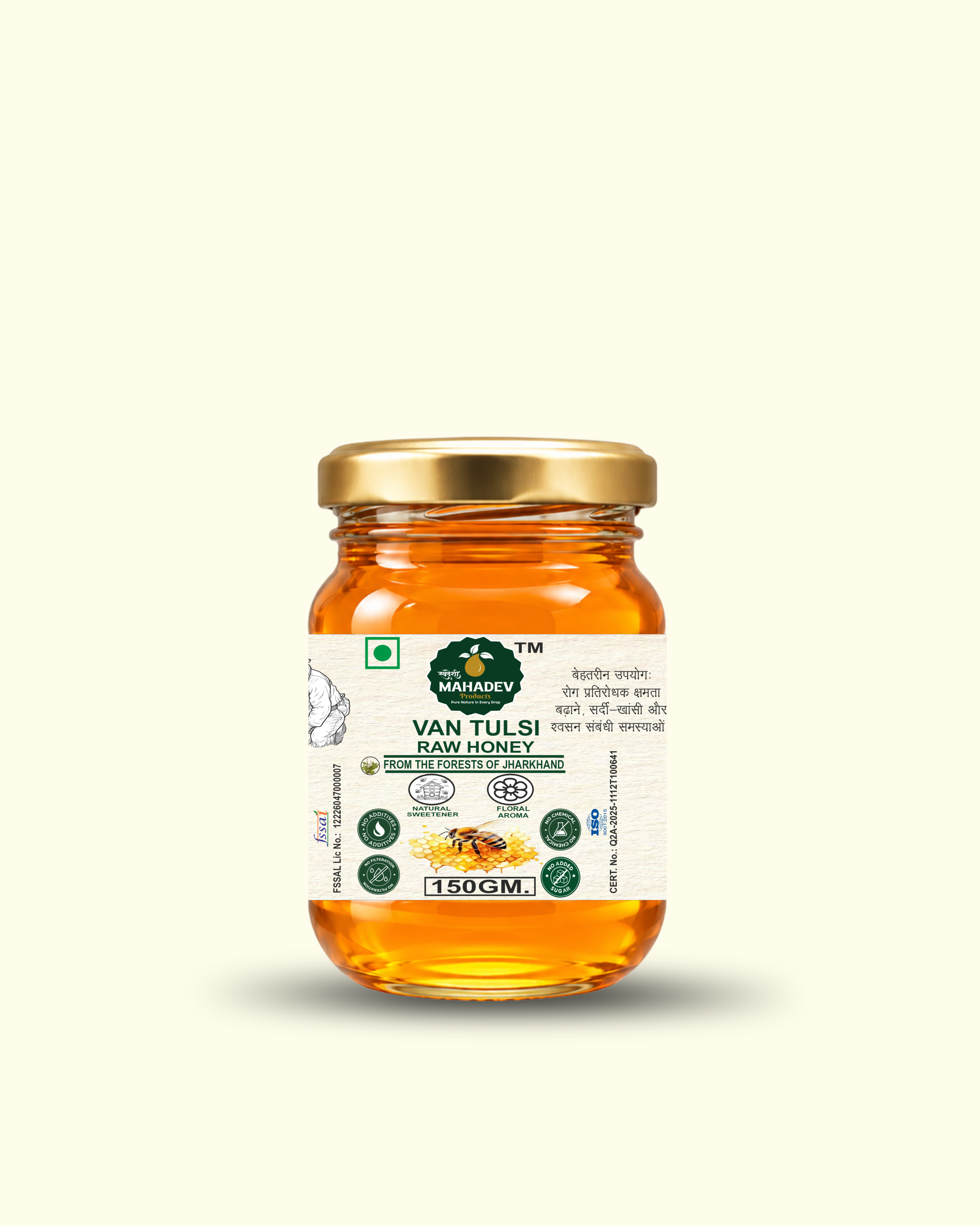 Van Tulsi Raw Honey-150 gm