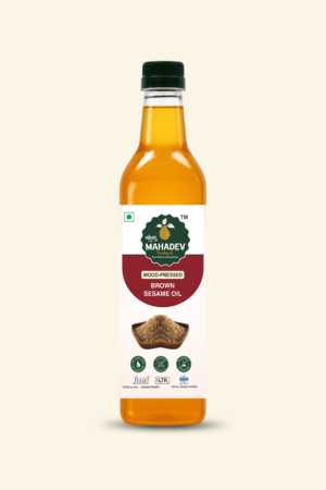 Wood Pressed Brown Sesame Oil-1 Litre
