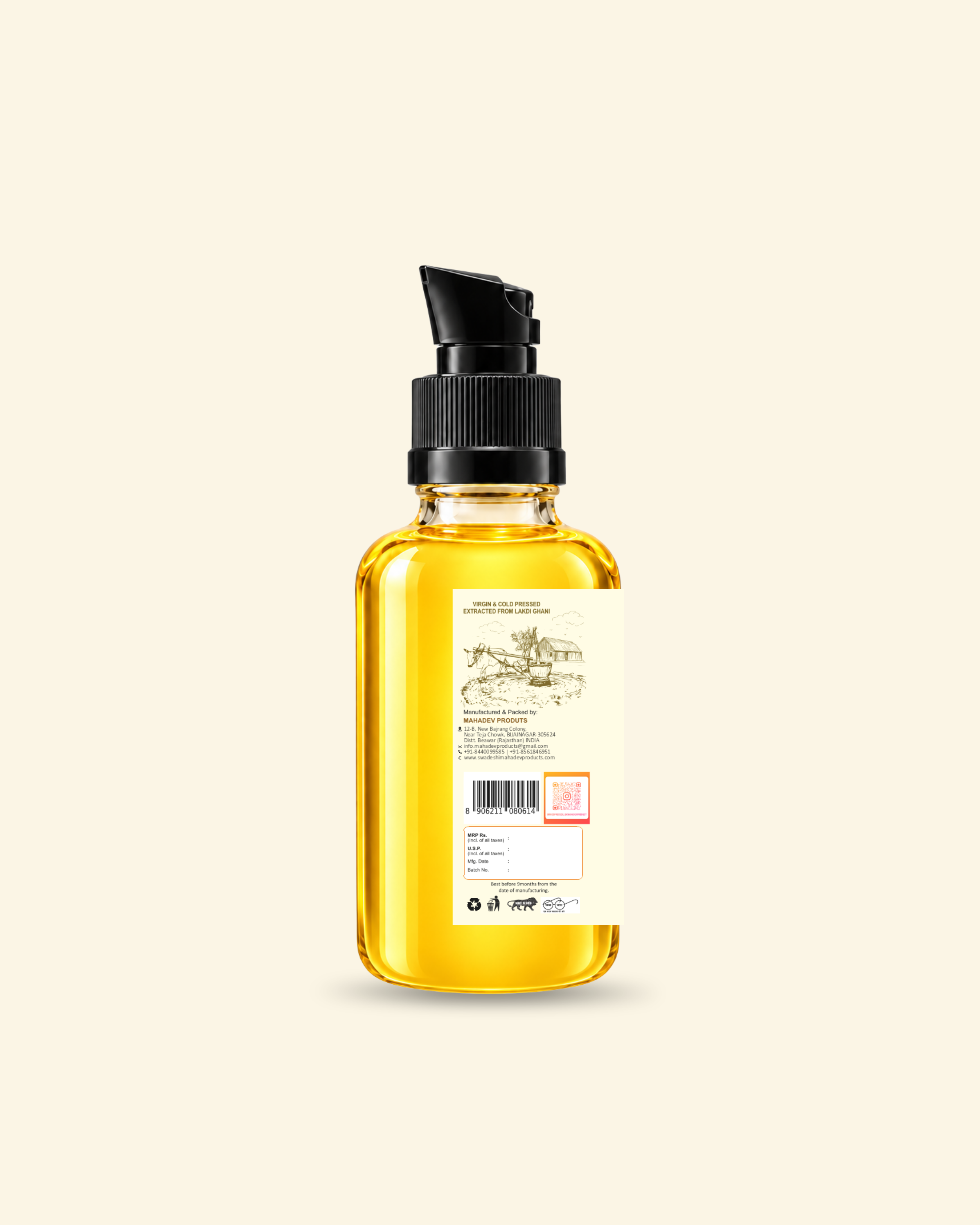 Swadeshi Mahadev products-Almond-oil