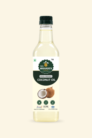 Wood-Pressed Coconut Oil – 1 Litre | Swadeshi Mahadev Products